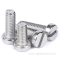 stainless steel Slotte cylinder head bolt Flat head bolt